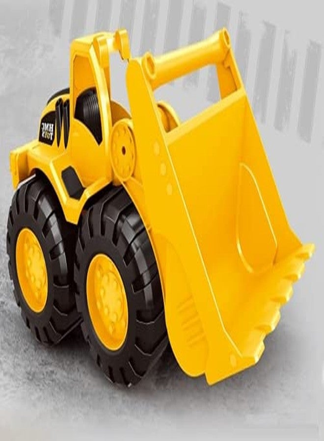 Globular Unbreakable Bulldozer Construction Truck Toy Small Size Bulldozer Toys Vehicles Truck Toys Construction Set Truck Toy for Kids 2+ Years Old Boys and Girls - Image 1
